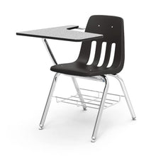 Virco 9700BR Classroom Chair Desk Set Chrome Frame Black/Grey Nebula