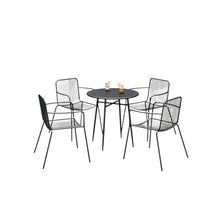 Balcony Table and Chair Set Wrought Iron Outdoor Leisure Table Garden Furniture Sets And Chair Modern Patio Furniture Balcony Open-air Cafe Tea Table Bistro Table Set ( Color : 2 chairs 1 table-C )