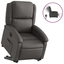 FUDUGEHMIOFWFJJ Power Lift Electric Recliner Chair Grey 28x34.1x39.2 Inches