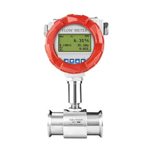 Water Flow Meter, Digital Flow Meter 1 2 Inch Clamp Flowmeter Stainless Steel Liquid Alcohol Water Flow,for Outdoor Garden Hose Watering(DN32 SS304)