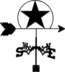 Weathervane Art Decor Stainless Steel Durable Weather Vane Wind Vane Measuring Tools Weathercock Wind Direction Indicator for Garden Patio Yard Ornament Decoration (Trains)