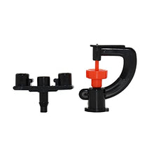 VCDUXMQLK 360 Degree Rotating Sprinkler Nozzle Greenhouse Drip Irrigation G Type Suspension Micro 1/4 Hose 100pcs