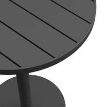Modway Tahoe 31 Inch Round Outdoor Patio Bar Height Table in Gray