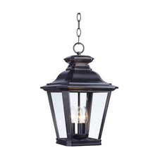 Maxim Lighting Knoxville 3-Light Pendant Light | Bronze Finish | Clear Glass Shade | Early American Kitchen Dining Pendant | 1139CLBZ