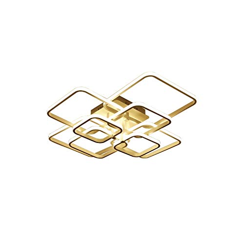 AMAZWI Lamp Modern Ceiling Lights for Living Room Bedroom Acrylic Aluminum Golden Painted Frame Ceiling Lamp Fixtures