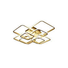 AMAZWI Lamp Modern Ceiling Lights for Living Room Bedroom Acrylic Aluminum Golden Painted Frame Ceiling Lamp Fixtures