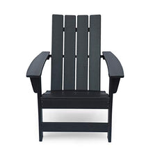 Christopher Knight Home Robert Outdoor Contemporary Adirondack Chair Set of 2 Matte Black