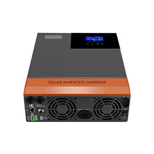 IIUUAYUVI All-in-One 5000W Pure Sine Wave Hybrid Solar Inverter 80A Charging Current 500VDCMax Input Voltage Solar Charger Controller, 48V