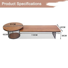 Modern Tatami Coffee Table, Large Size Japanese Floor Low Table, Living Room Wooden Coffee Table with Storage Design, Including 2 Tatami mats