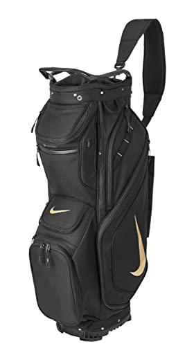 Nike Performance Golf Cart Bag 14-Way Full-Length Divider Black/Gold