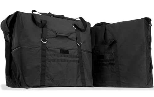 Xtreme Sight Line ~ G CUBƎ 450 + G SØLAR 180 Faraday Bag for Large Generators and Solar Panels ~ Protects Against EMP/CME/EMF/RF ~ Diamond Form Farday Lined Interior ~ Black