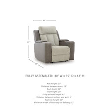 Signature Design by Ashley Whiplash Power Recliner, Heat and Massage