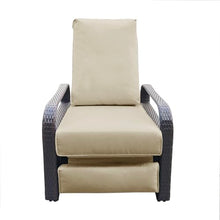 Teilmix Zinkitool Khaki Reclining Chair with HDPE