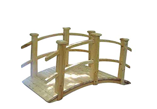 5' Colonial Cedar Wood Bridge, 28"W x 60"L