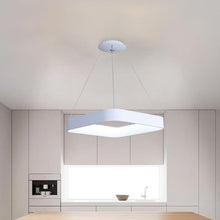 MVNOIRE Modern Simple Aluminum Lampshade Pendant Light LED Source Kitchen Island Decorative Lamp Three-Color Dimmable Indoor Hanging for Dining Room Bedroom