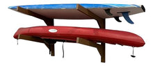 Log Kayak Rack Wall Kayak Holder Nutmeg Brown