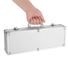 27 Pieces of Barbecue Tools Set Outdoor Aluminum Box Packaging