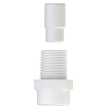 Tefen Plastic Fog Nozzle with Poly Filter 1/8" NPT 1 GPH White 1000 Pack