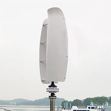 OLONETO 3000W High Power New Energy Tulip Wind Turbine Kit 12V 24V 48V Vertical Axis Maglev Disc Type External Wind Turbine with MTTP Controller (Color : White-B, Size : 48V)