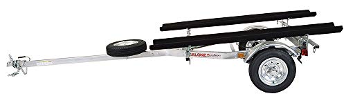 Malone MicroSport LowBed 2 Kayak Bunk-Style Trailer Package Black