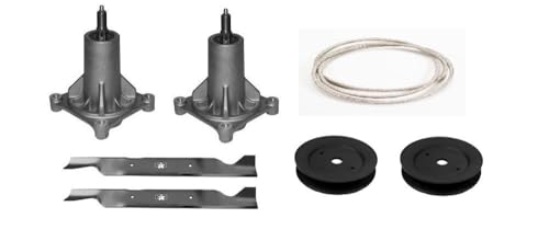 Replacement for ARIENS 46" Deck Kit BLADES 21546611 BELT 21546607 MANDRELS 21546299 21546446 OEM