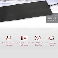 LGYYGL Snow Melting Mats Heated Snow Melting Mats for Stairs, Heated Outdoor Walkway, PVC No-Slip Snow Melting Mats Heated Mat W/6ft Power Cord, for Winter Snow Removal (Size : 60.96 cm*152.4cm)