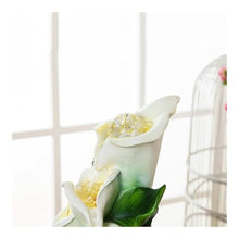 Outdoor Water Fountain Waterfall Fountain Indoor Water Calla Lily Creative Relaxation Home Decor