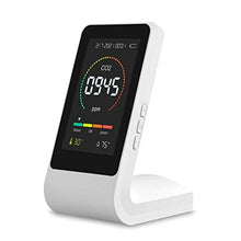 CDGTHYU 3-in-1 Intelligent Carbon Dioxide Detector Lightweight Measuring Tool Indoor Air Quality Monitor Thermometer Hygrometer