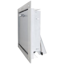 Oswald Supply Stainless Steel Trash Chute Door - Bottom Hinged, 18"(W) X 18"(H), Self Closing, Fire Rated & UL Approved