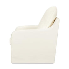 NAMESAKE Reese Slipcover Swivel Glider Ivory Eco-Linen