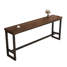 DESALAI 47/55/63 Inches Solid Wood Bar Height Table,Narrow Table,Suitable for 2/3 People,Suitable Kitchens, Small Spaces, Coffee Shops 01 63x12in/160x30cm