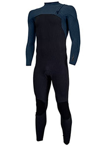 O'Neill Wetsuits Men's Hyperfreak Comp-X 2+mm Zipless Full Wetsuit Black/Cadet Blue