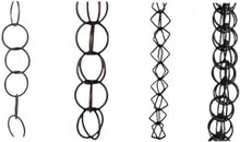 OGMOYT Ring Rain Chain Downpipe, Aluminium Patio Garden Rain Collector Chain for Homestay Villa