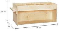 Contender Mobile Book Organizer with Easel Natural