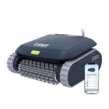 BWT ES800 Corded Pool Robot - Automatic Robotic Pool Cleaner with App Control, 4000 GPH Suction, Smart Gyroscopic Navigation, Wall & Waterline Scrubbing for Pools up to 49 Ft