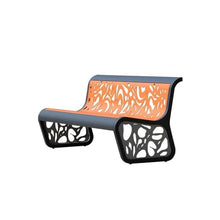 LUYOUBOZHU Patio Benches Stainless Steel Outdoor Chair - Park Bench with Backrest, Durable Garden Seat(180cm)