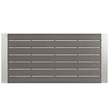 Modway Shore 5-Piece Aluminum Outdoor Patio Pub Bistro Set Silver Gray