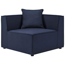 Modway EEI-4388-NAV Saybrook Patio Upholstered Sectional Sofa in Navy, 8-Piece Set