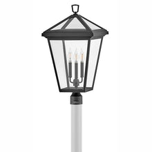 Hinkley Alford Place Grande Outdoor Post Mount Lantern, Museum Black Finish