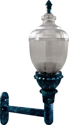 DABMAR LIGHTING INC GM691-VG-MT Wall Fixture Acorn Top Black