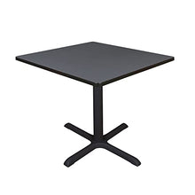 Regency Cain 42" Square Breakroom Table Grey