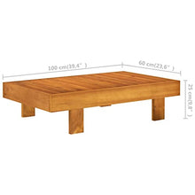 HEFZGDB 2 Piece Patio Lounge Set with Dark Gray Cushions Acacia Wood Front Porch Furniture Outdoor Patio Furniture Set Outdoor Furniture Suitable for Gardens, Pools and patios.