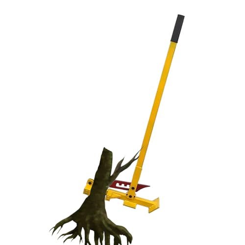 Gaommini Tree Stump Remover Heavy Duty Small Tree Puller High-Leverage Sapling Puller Tool Manual Root Remover for Trees, Shrubs, Vines and Thorns