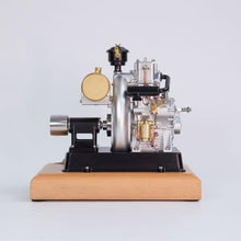MindXplore RETROL185-Type Micro Single-Cylinder 4-Stroke Engine Model for Classic Vintage Tractor (Pulley Version)