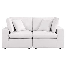 Modway Commix Overstuffed Outdoor Patio Loveseat White