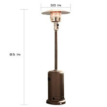 SEDLAV Propane Gas Outdoor Freestanding Patio Heater, Mocha (41,000 BTU)