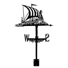 Weather Vane Metal Weathervane with Roof Mount Viking Battleship Motorcycle Weathercock Flying Roof Garden Metal Decorations for Outdoor Farm Yard Mount Yard (Style 5) (Style 1)