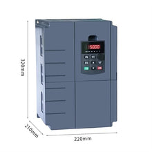XYBSDBTNR WK600D Solar Inverter DC 200V-400V to Three-Phase 220V Output 15kw Solar Water Pump Inverter with MPPT Function(220V 15kw)