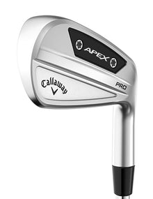 Callaway Golf APEX PRO Iron Set (Right Hand, 4 Iron - PW,AW, Steel, Stiff) Silver