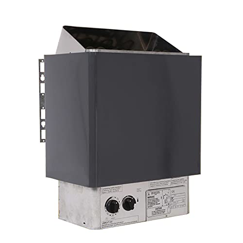 RFJYGWQM 220V Sauna Heater 3-9KW Dry Steam Electric Sauna Stove with Internal Controller for 70-460 Cubic Feet Home Hotel Spa Shower Bathroom (Color : 3KW)